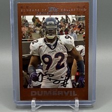 Topps 2007 Copper Elvis Dumervil #255 Denver Broncos NFL  Football Card