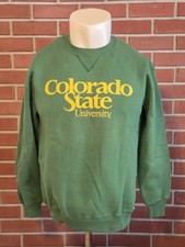 1980's Russell Athletic Colorado State U. Vintage Crewneck Sweatshirt Mens Large