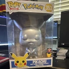 Funko Pop! Games Pokemon Pikachu Silver Vinyl TargetCon Exclusive #353