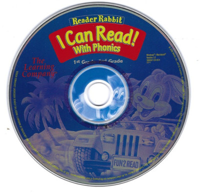 Reader Rabbit's I Can Read w Phonics 1st and 2nd Grade PC CD-ROM 2000 Disk Only