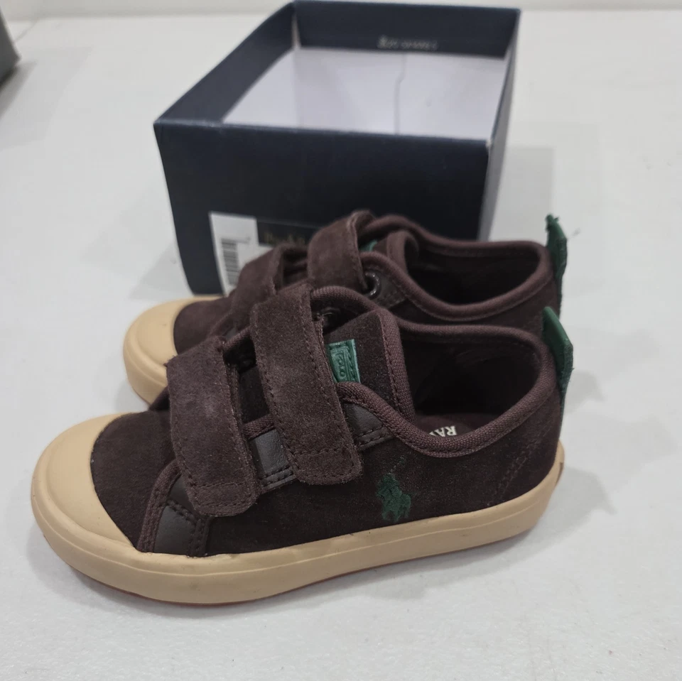 Ремни Ralph Lauren бежевые искусственная кожа размер 7,5 для малышей ясельного возраста - Изображение 3 из 4