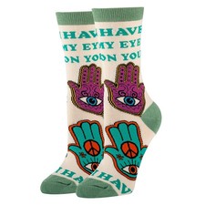 Oooh Yeah Women Novelty Crew Socks Funny Crazy Silly Cotton Dress Socks