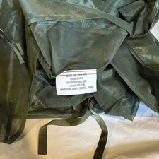 US MILITARY ARMY INSECT COT BAR MOSQUITO NO SEE-UM MESH NET COVER GI NEW