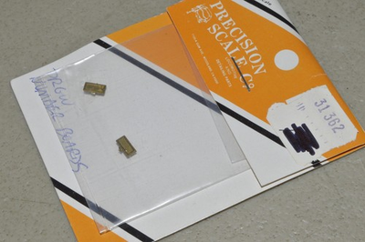 #ad HO steam locomotive PARTS brass Precision Scale Co 31362 DRGW number boards 2 $3.00