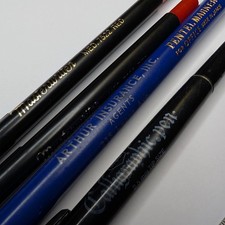 x4 c1980s Pentel lotto calligrafico pennarello sanford masterwriter ufficio G19