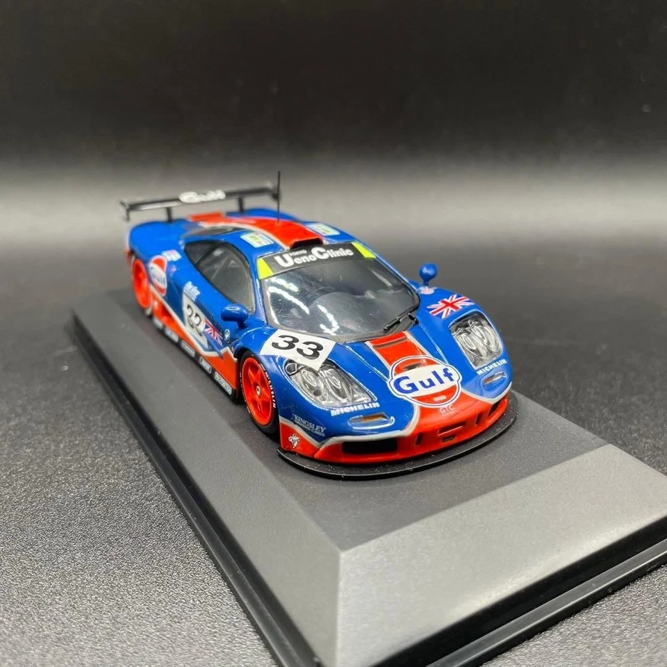 MINICHAMPS 1/43 McLaren F1 GTR #33 1996 Le Mans Gulf Racing Diecast Model - Immagine 4 di 4
