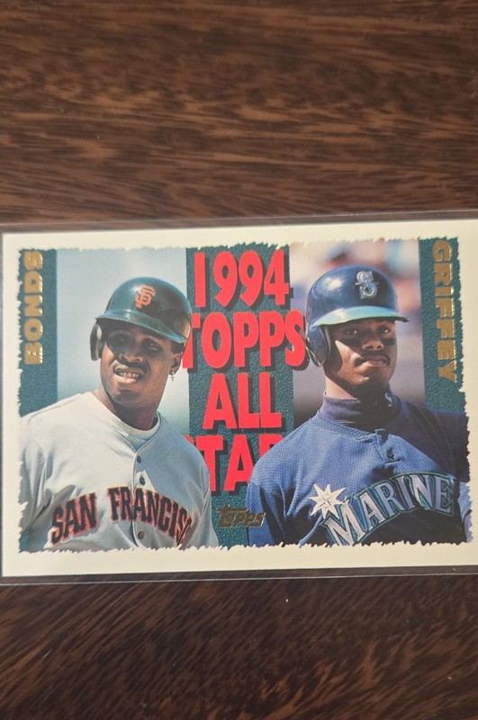 1995 Topps - Topps All Stars Ken Griffey Jr, Barry Bonds #388