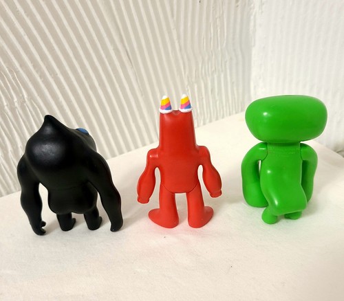 Lot of 3 Garten of Banban Jumbo Josh Sharky Clee Figures Toys Cake Toppers *READ - Picture 2 of 12