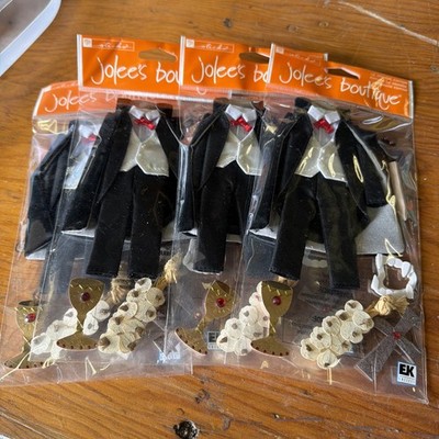 Jolee's Boutique Vampire 3D Stickers #SPJBLG019 Cape, Garlic, Teeth, Bat & Stake