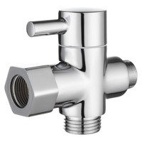 3-Wege-Umschaltventil Messing 3/8 FüR Bidet Chrom 15,5/20 Mm Anschluss