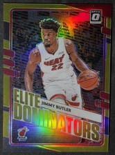 2020-21 Donruss Optic Gold Elite Dominators /10 Jimmy Butler Heat/Warriors