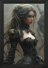 Creepy Dolls Framed Wall Art Poster Canvas Print Picture