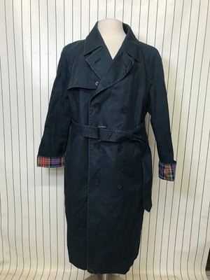 JW Anderson x Uniqlo Reversible Trench Coat Navy/Check Size XL | eBay