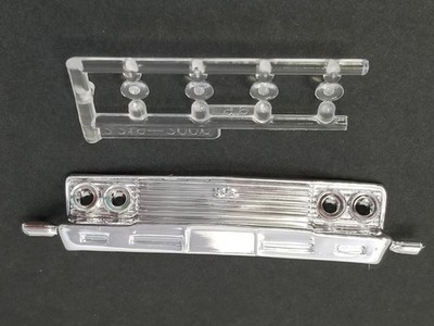 1966 Malibu FRONT BUMPER GRILL HEADLIGHTS from Revell Monogram 1:24 Model Kit 66