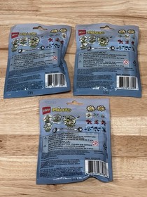 LEGO Mixels Series 4 LOT: Rokit_41527/Niksput_41528/Nurp-Naut_41529, NEW, Sealed