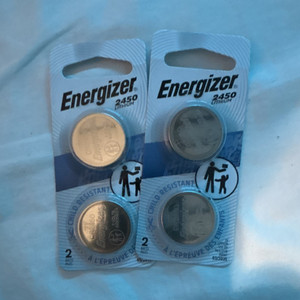 Energizer 2450 3V Lithium Coin Cell/Button Battery 2 Pack Exp 03/2031 4 Battery