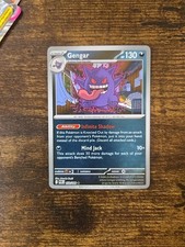 Pokémon Gengar POR Holo Stage 2 130HP Mind Jack 10+ 050/088 with Top Loader