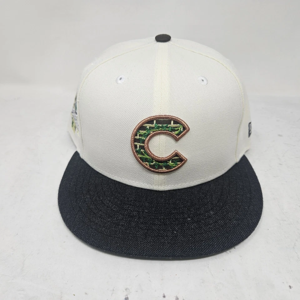 New Era 59FIFTY MLB Chicago Cubs Wrigley Field Bricks & Ivy Fitted - Size 7 5/8 - Image 2 of 4