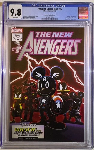 Amazing Spider-Man #25 CGC 9.8 Disney 100 Soffritti New Avengers Variant