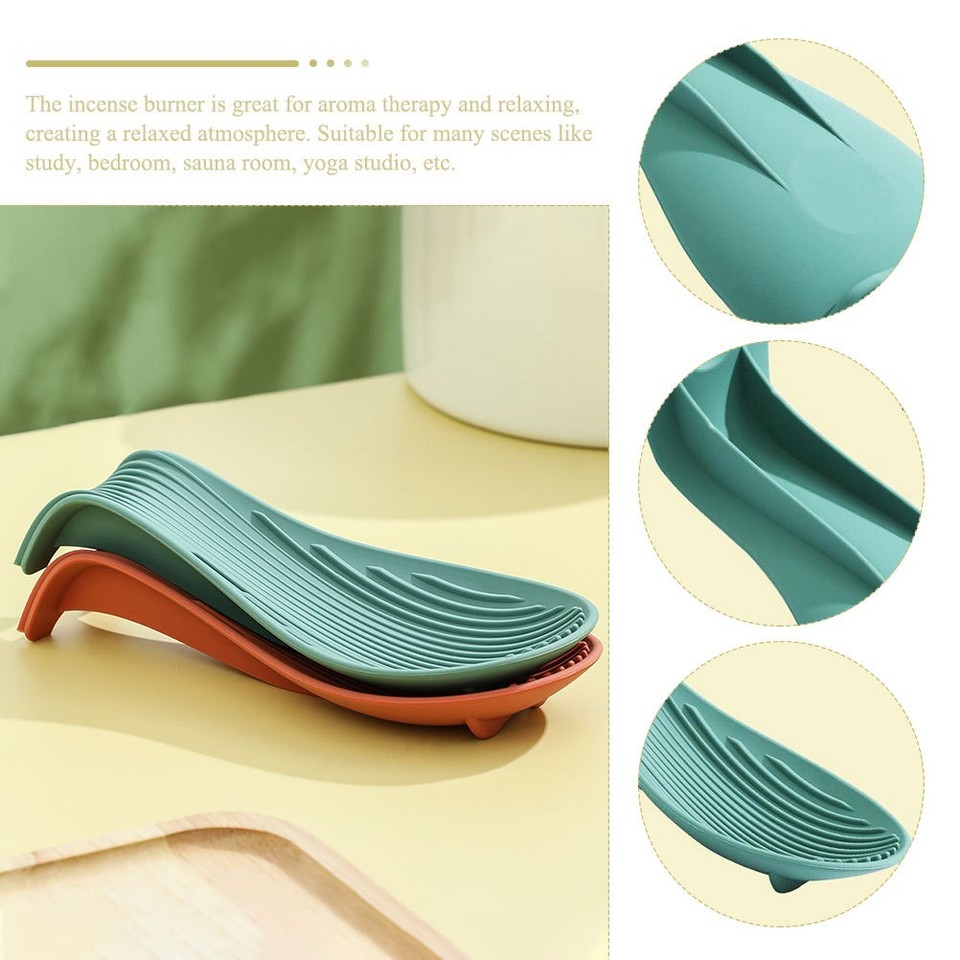 2 Pieces Spoon Rest Ladle Holder Rack Utensil for Kitchen Counter ...