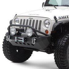 For Jeep Wrangler Jk 18 Front Bumper Xrc Mid Width Matte Black Front Winch Hd