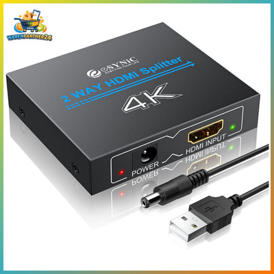 HDMI Splitter 4K 1 in 2 Out Verteiler 3D HD 1080P für Xbox PS4 PC HDTV