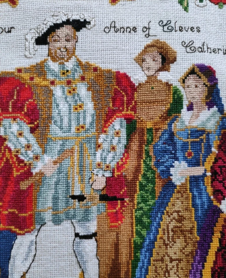 Cross Stitcher Art Henry 8th and Six Wives Fine Ready Work Finished 38×31 Cm - Image 4 of 4