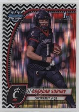2024 Bowman U Chrome Black & White Stealth Refractor /48 Brendan Sorsby #26 05jo