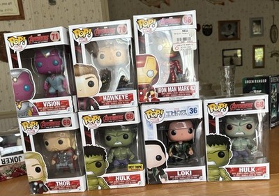 Avenger Marvel Pops Funko Pop Vinyl Figure. 8ct