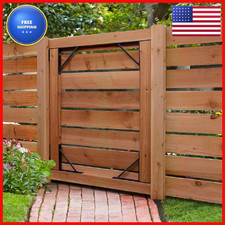 Tfmuzert Heavy Duty Fence Gate Kit Gate Hardware No Sag Kit 2X4S Adjustable For