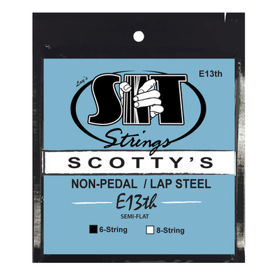 SIT Strings SC6E13TH Scotty's Lap Steel E13th Silencer Semi-Flat Nickel (6-strin