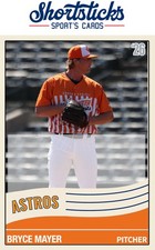 Bryce Mayer Custom Baseball Card Houston Astros Fan Made