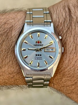 ORIENT EM05-C4 -B  ThreeStar Men's Automatic Round Silver 35mm Japan Made Analog