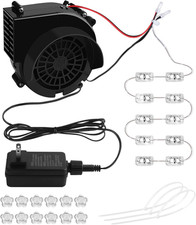 12V 2.5A Replacement Air Blower with 3A Adapter for Inflatables
