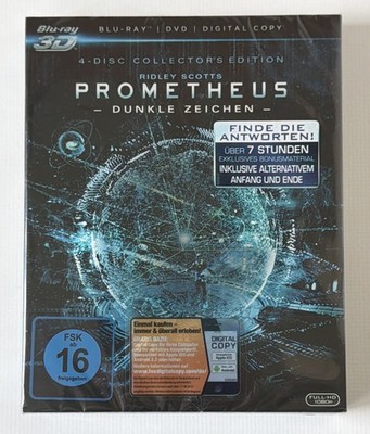 Prometheus   Dunkle Zeichen - 4 Discs - 3D Blu-ray Collector s Edition Neu & Ovp