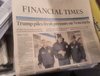 #ad The financial Times Monday January 5 2025 Trump Piles Fresh Pressure On... $10.00