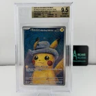 Pikachu with Grey Felt Hat Promo #85 Pokemon x Van Gogh Art Gem Mint BGS 9.5