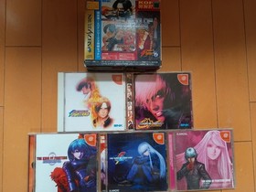 Lot 6 The King of Fighters Set KOF Sega Saturn SS Dreamcast DC Used Game NTSC-J