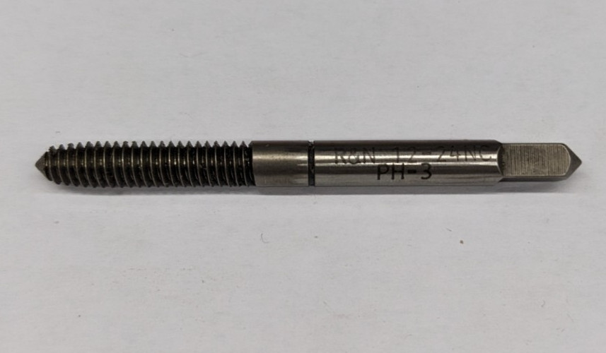 R&N #12-24 NC Fluteless Plug Tap Thread Roll Forming HSS PH3 USA