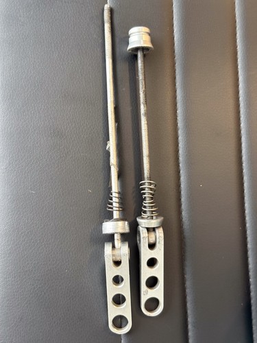 Vintage Ringle Ti Stix Holey Front & Rear Quick Release Set Titanium MTB 90s