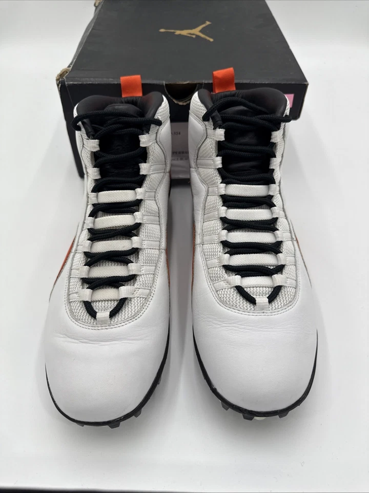 耐克 Jordan 10 Mid Superbad Solefly 球员独家 PE 足球鞋 11 码 — 第 3/4 张图片