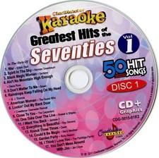 SEVENTIES HITS KARAOKE CDG DISC CHARTBUSTER MUSIC CD 5015-01 1970s soft rock