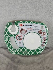 Set Of 4 Green LAPPERTIZER Nonslip Appetizer  Trays By MASTERBUILT