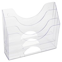 Rubbermaid Three-pocket File Folder Organizer Plastic 13 X 3 1/2 X 11 1/2 Clear on sale Rubbermaid Three-pocket File Folder Organizer Plastic 13 X 3 1/2 X 11 1/2 Clear on sale