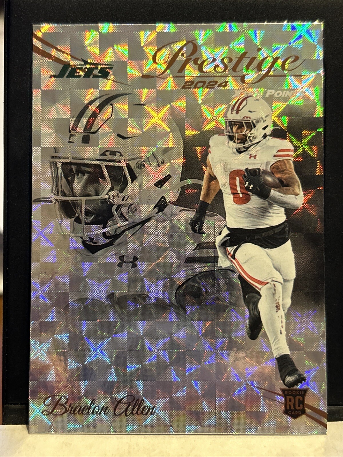 2024 Panini Prestige BRAELON ALLEN Rookie Hyper Xtra Points RC #365 Jets