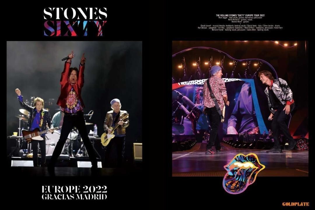 THE ROLLING STONES GRACIAS MADRID SIXTY EUROPE 2022 FIRST