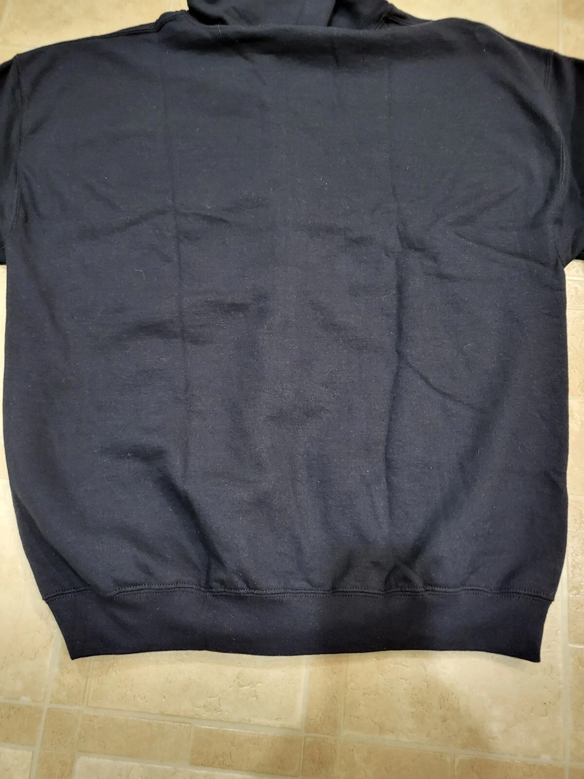 VETEMENTS Felpa con cappuccio Light Ho Abbigliamento unisex taglia L cerniera intera nera nuova senza etichette grafica