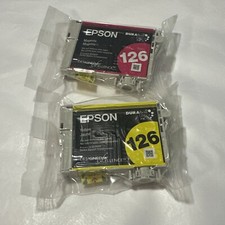 EPSON 126 MAGENTA And YELLOW Lot Of 2