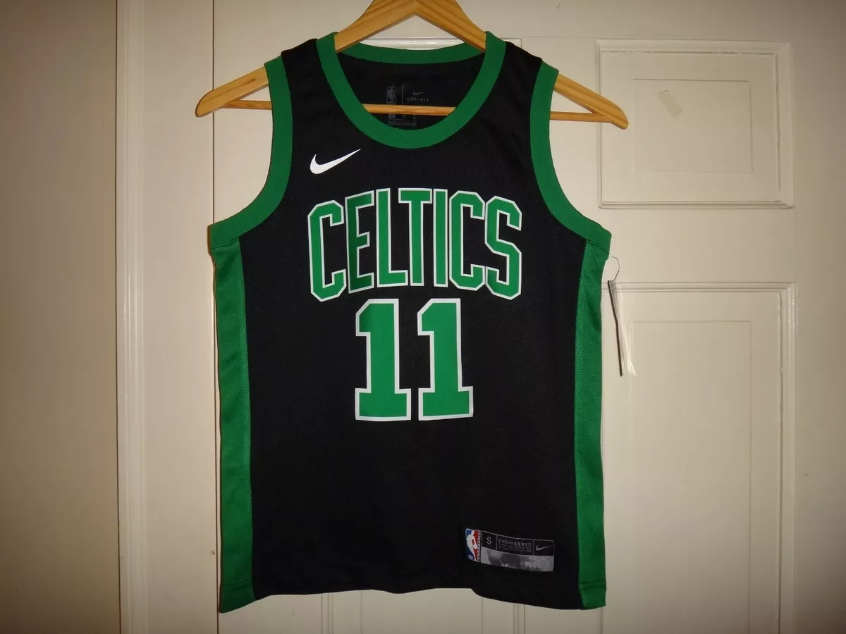 Men's Boston Celtics Kyrie Irving Nike Black Swingman Jersey Statement  Edition