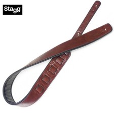 Stagg SPFL 30 RED Padded Leather-Style Adjust...